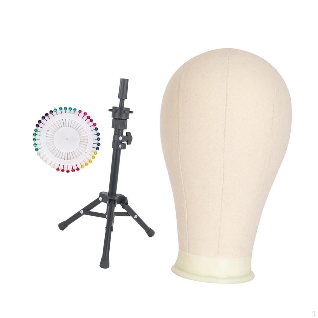 Mannequin Head Model Sturdy Accessory Versatile Canvas Lightweight White Wig for Styling Glasses