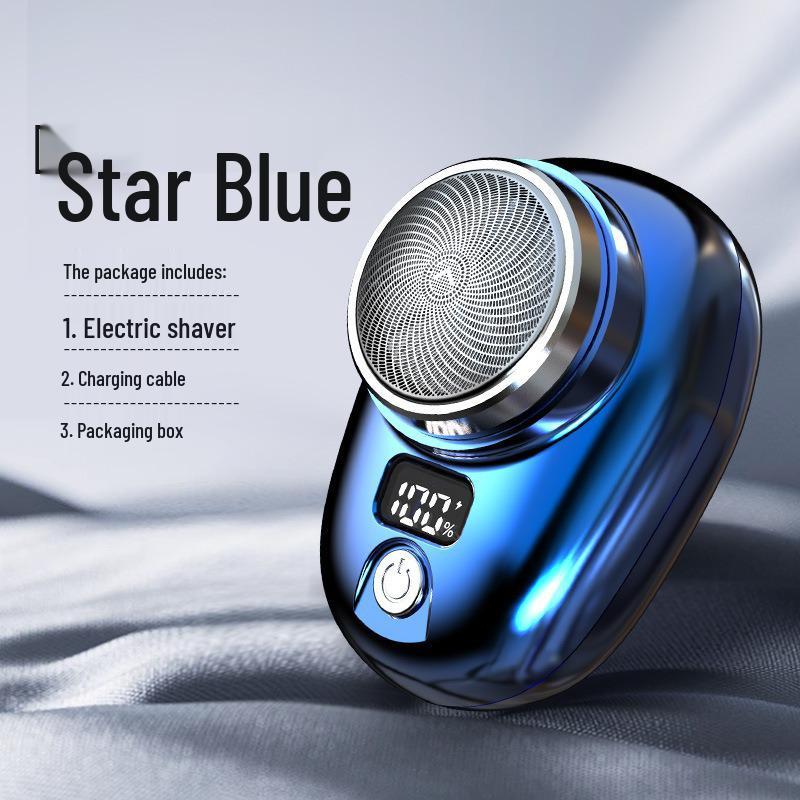 Portable Rechargeable Men's Double-Head Mini Electric Travel Shaver
