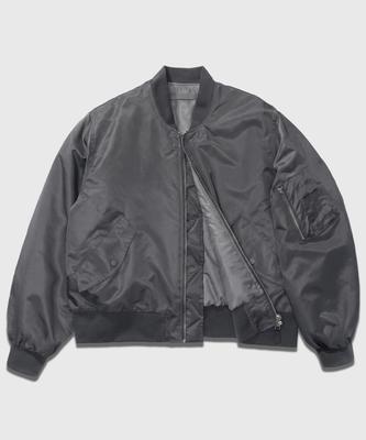 Jemut Rich Over Ma-1 Jacket Gunmetal Yhjk2269