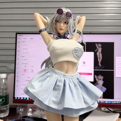 Valkyrie Swimsuit Mirror Flow 17.71inch/45cm Anime Hinata Fire Dancei Figures Dragon Ballz PVC Action Wild Battle Toys Presents