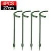 20/1x Garden Plant Support Cage Plie Flower Stand Holder Plastic Semicircle Greenhouse Orchard Fixing Rod Gardening Bonsai Tool