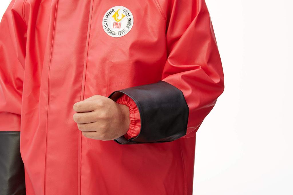 MARINE EXCELL Industrial Rainwear Hypermarine Excel Pro Jacket 12170412 Red, Size L