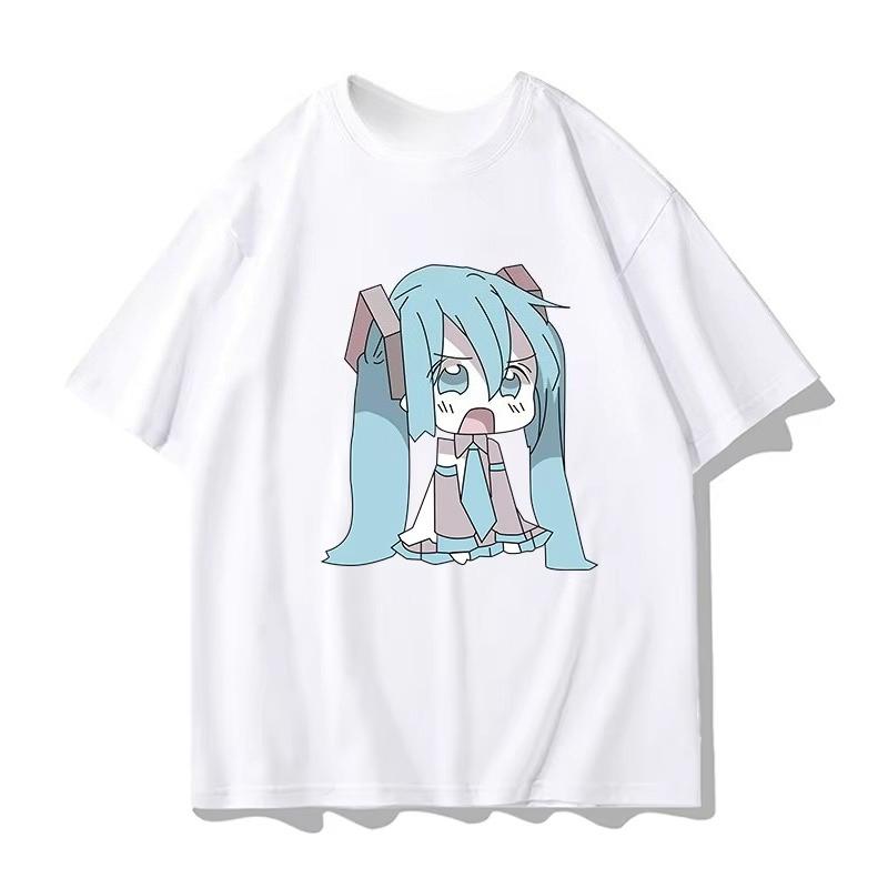 Cute Fun Pattern Short Sleeve Kids Summer 100% Cotton Casual Comfortable Tops Men's & Women's Outdoor Loose T-Shirt