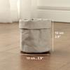 Retro Kraft Paper  Flower Basket Desktop Makeup Washable Fabric Storage Basket Flower Pot Cover Pen Holder Home Supplies