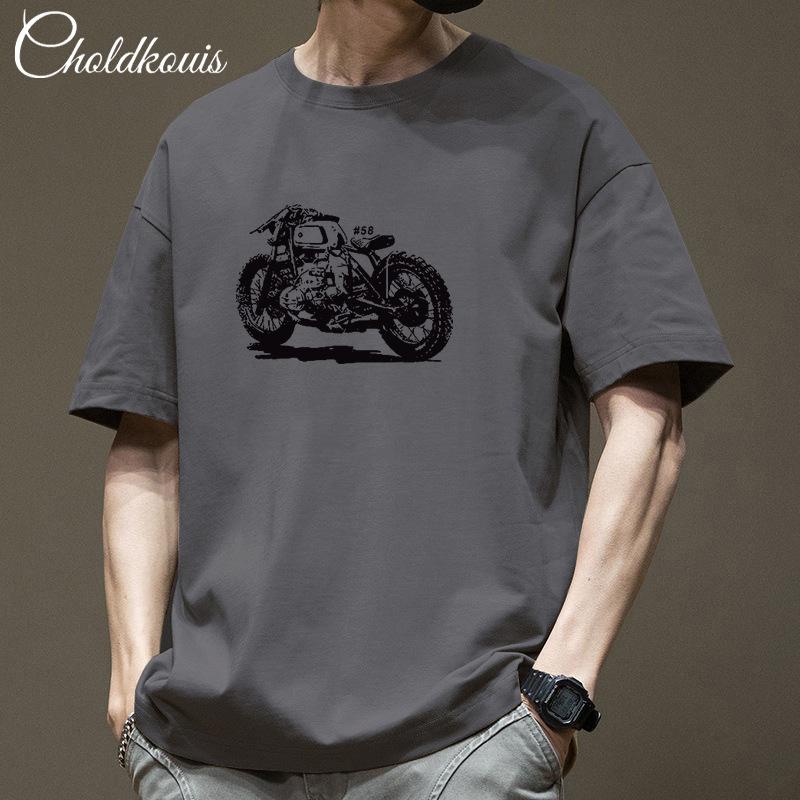 

Хлопковая футболка с коротким рукавом Модная на все случаи жизни Дышащая летняя спортивная футболка Мужской топ 3XL