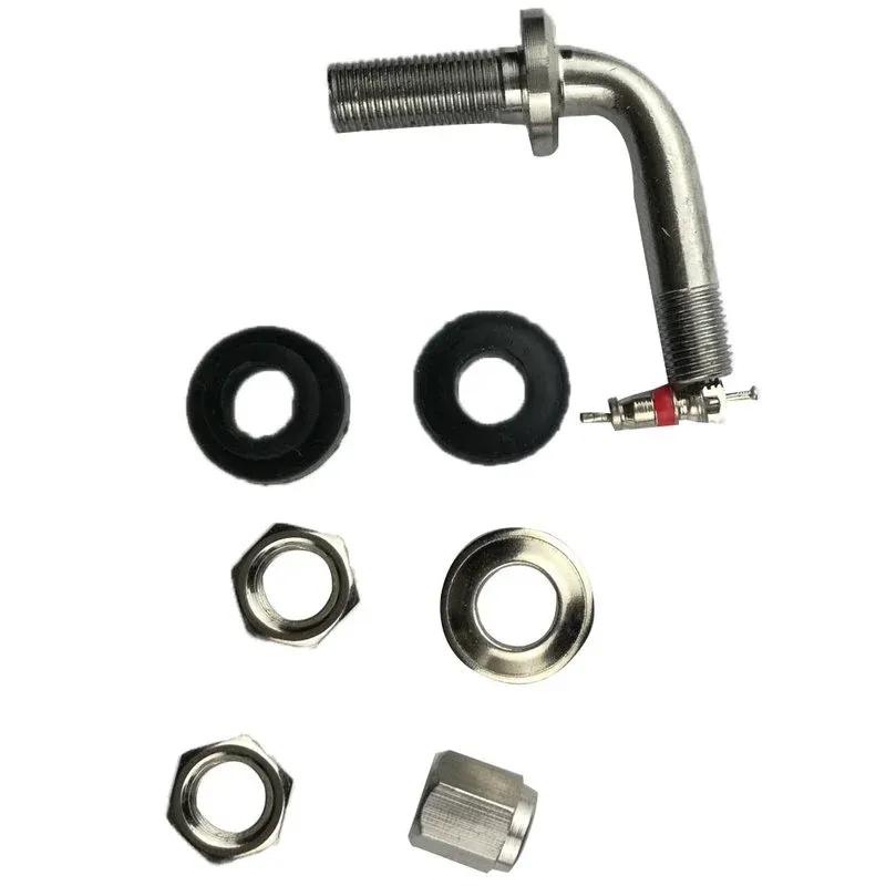 2Pcs 90/45 Degree Angle Car Motorcycle Wheel Tire Vacuum Valve Stems Tyre Extension  Bolt Motorbike Accessories