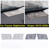 Stainless Steel Sticker Dashboard Stereo Audio Speaker Sound Cover Decoration Frame Trim For Toyota Highlander XU70  - 2025