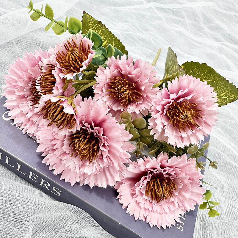 

Bellium Plant Simulated Minutum L Wedding Hotel Restaurant Decoration Desktop Deep Pink