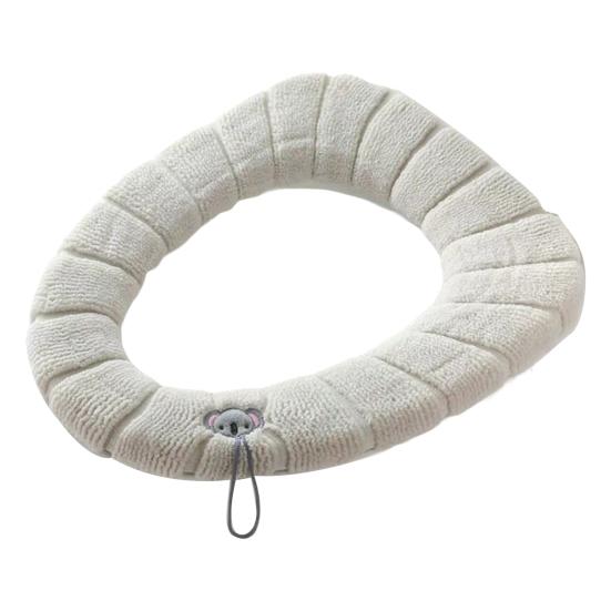 

Подушечка на сиденье для унитаза, ультрамягкая, сохраняющая тепло, моющаяся, мультяшный коврик «все включено», аксессуары для ванной комнаты A коричневый