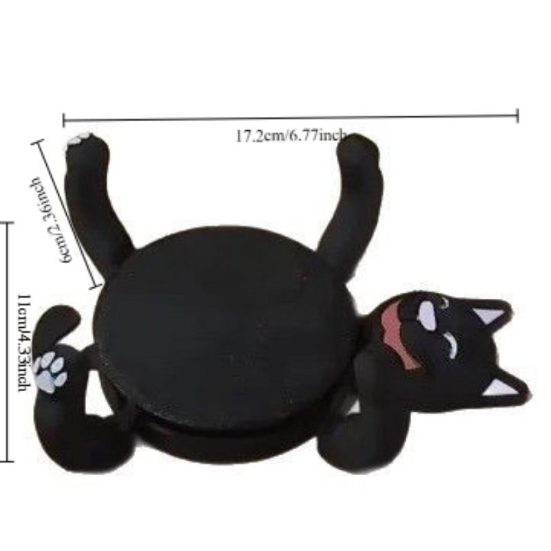 1PC Cute Cat Coasters 3D printing, cute cat cup holder tabletop ornament