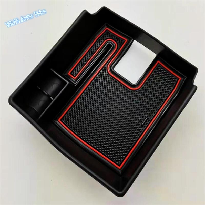Auto Styling Central Control Storage Pallet Armrest Container Box Molding Cover Trim For Toyota Corolla - 2024 Accessories