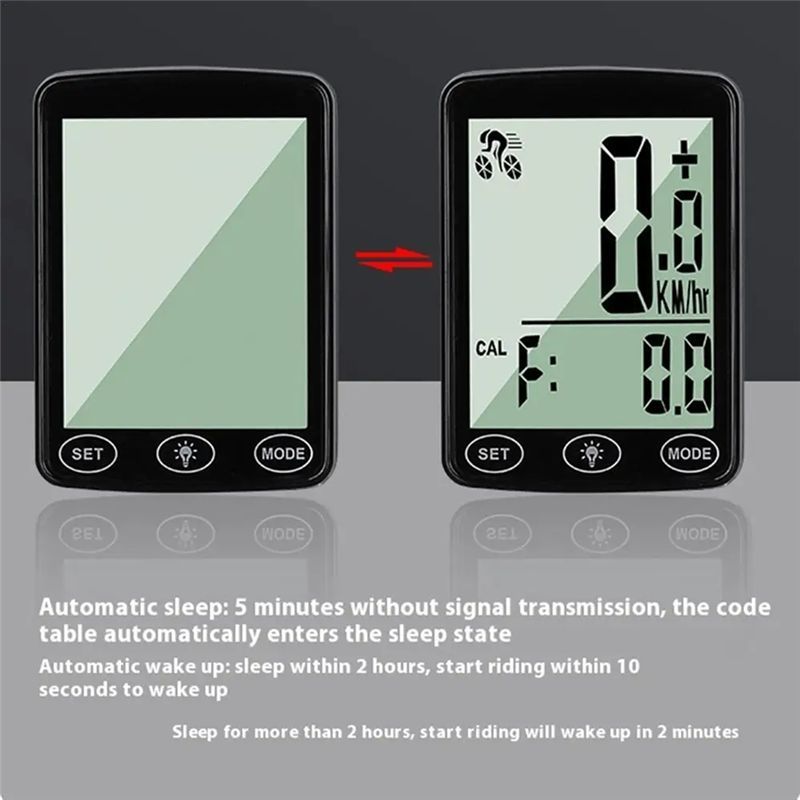 NEW HOT In Stock-Bicycle Wireless Speedometer Automatic Cycle Bikes Computer Odometer Cycling Computer Speedometer