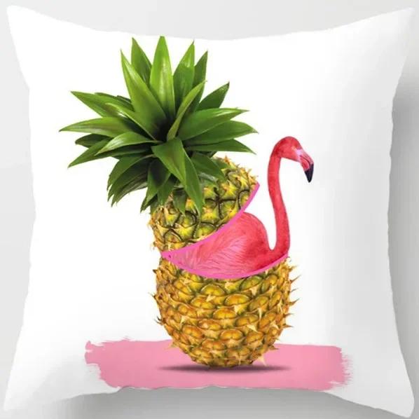 Creative Cartoon Flamingo Cushion Cover Home Living Room Bedroom Sofa Car Decorative Pillowcase 45*45Cm