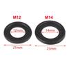 50Pcs Rubber Engine Oil Drain Plug Gasket Fit M12M14 Screw Sealing Shim Wear Automotive Seal Up Ring Accessories Oil Pan Gaskets