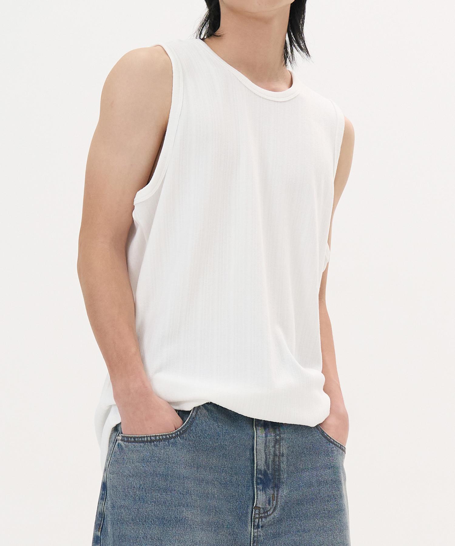 Tofi Crochet Sleeveless (Ivory) Ivory/M