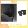 Rear Trunk Side Storage Box Trunk Bins TPE Cover For Tesla New Model Y L 2025 2026 Trunk Organizer Car Interior Accessories