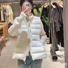 Jiangnan same style, autumn and winter new stand-up collar waist thin ribs down jacket sleeveless vest vest jacket tide