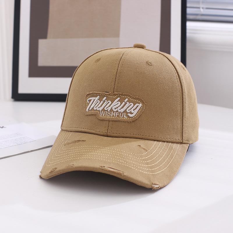 Baseball Cap Spring And Autumn Women'S Hard Top Fashion Men'S Cap Versatile Casual Embroidery Hat Shade Summer
