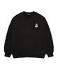 VANNWORKS Space Bear Oversized Sweatshirt (Vndts120) Black