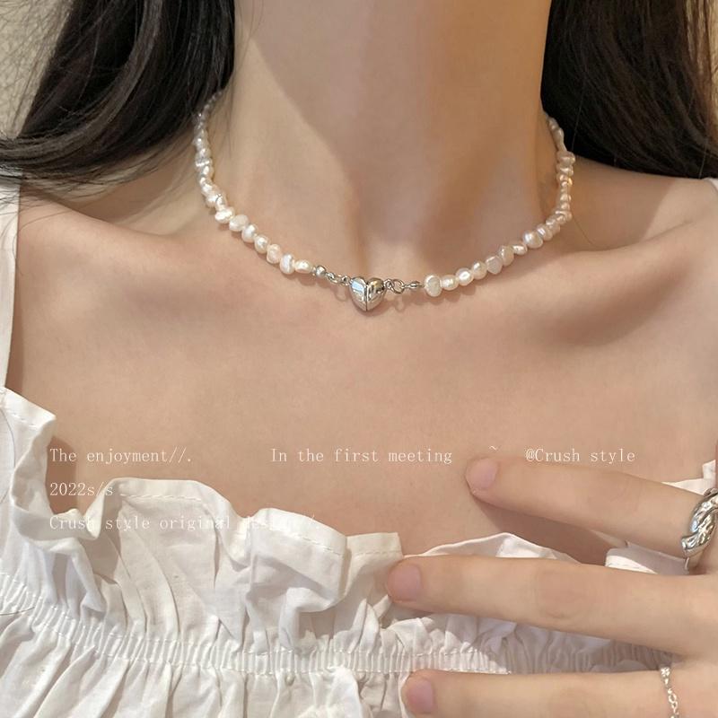 Elegant  Bead Chain Necklace Bowknot Heart Butterfly Zircon Choker for Women Fashion Accessories Jewelry