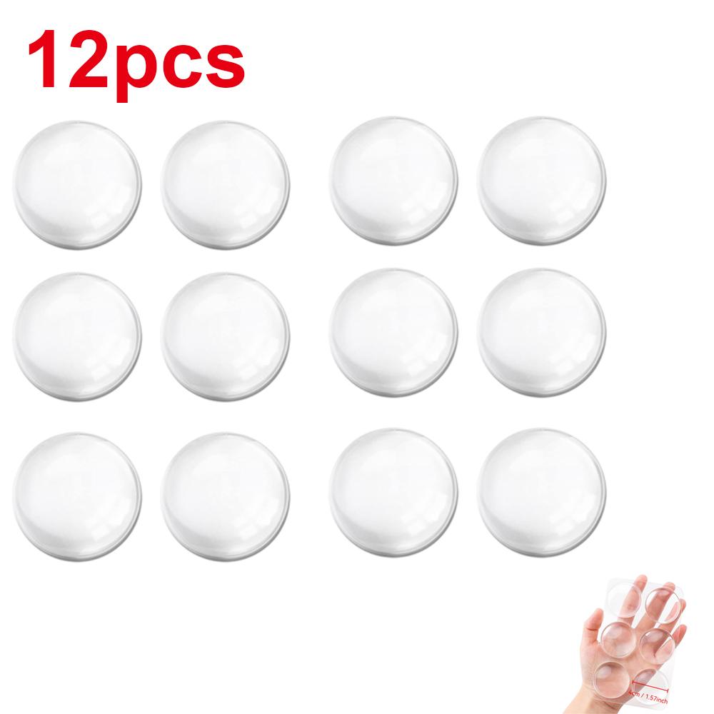 Xiaomi 6-24Pcs Door Wall Protector Pads Washable Self Adhesive Transparent Door Stopper Reusable Soft Round Shock Absorbent Gel