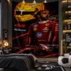 Duvara Asılan Goblen Lewis Hamilton Baskılı Kumaş Salon Yatak Odası Ev Dekoru İçin