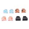 4pcs Magnetic Clip Bow Shaped Secure Hold Comfortable No Slip Double Magnetic Clip for Hair