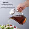 Ruhan 800ml Hexagonal Glass Oil & Sauce Dispenser