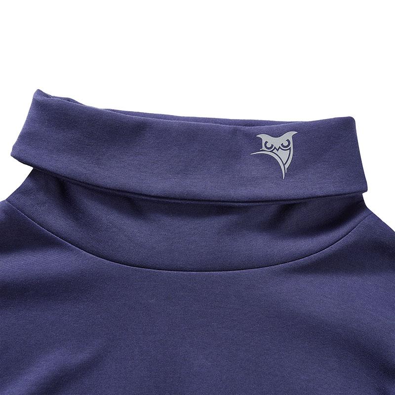 Skechers Sports Casual High Neck Comfortable Pullover Sweatshirt Men sweatshirt Dark-Blue P423M033-00MZ