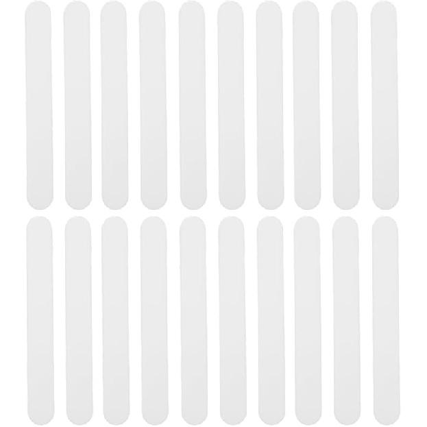 25 шт. Одноразовые пластиковые шпатели для языка, 5,70 дюйма, Безопасные и гладкие палочки для перемешивания для медицинского и лабораторного использования белый