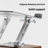 J27 Adjustable Tablets Laptops Cooling Stand Riser Wooden Base Metal Rotating Foldable Desktop Bracket