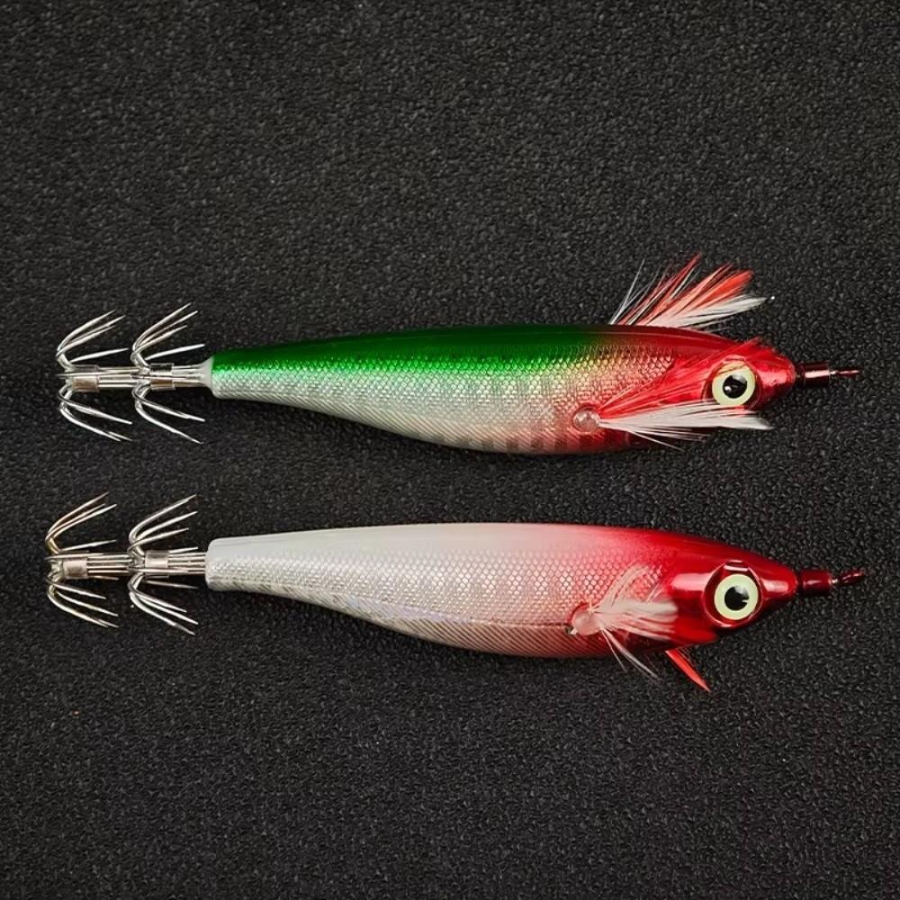 2pcs/set Luminous Design Shrimp Fishing Lures 10cm Length Shrimp Prawn Lure Saltwater Fishing