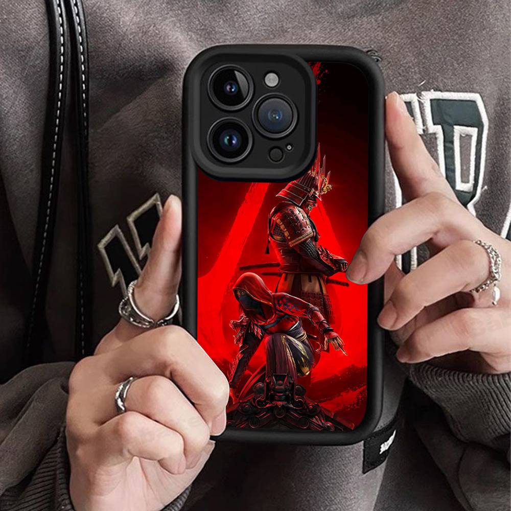 Funny A-Assassins Game C-Creed Silicone Phone Case for iPhone 17 Pro Max 16 15 14 13 12 11 Plus 17 Air