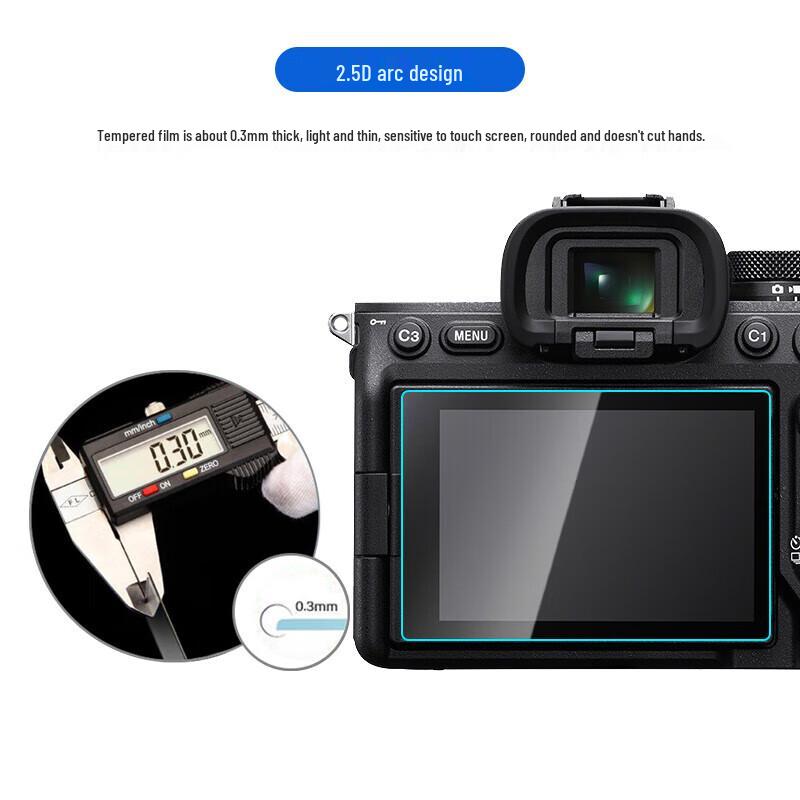 Early Traveler Dual Pack Gehärtetes Glas Displayschutzfolie für Sony A7M5/A7R6