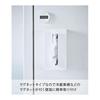 Yamazaki Jitsugyo Magnetic Compact Tissue Case High Type White [Compatible Size: Soft Pack Tissue with Inner Dimensions Approximately W10.5 x D6 x