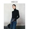 HECO Women's Solid High-Neck Wool Knit Sweater