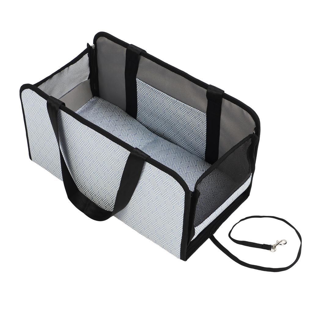 Haustier Autositz Reisetaschen für Hunde Katzen Abnehmbare Mittelkonsole Hunde Autositz Faltbare Haustiersicherheit