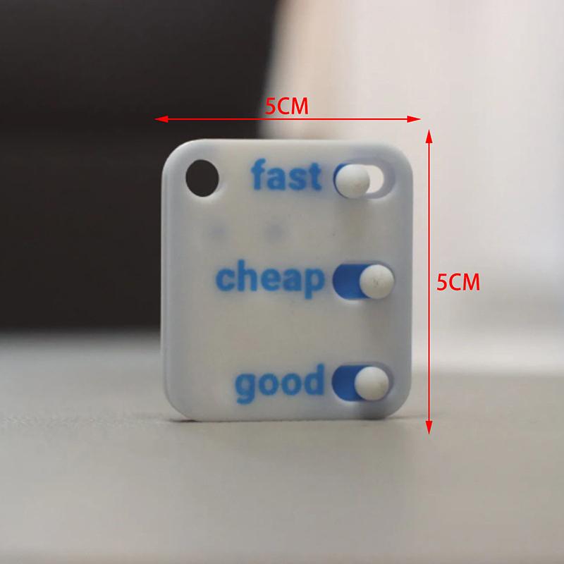 Высококачественный декомпрессионный переключатель 3D-печатная игрушка Декомпрессионный брелок Раскройте переключатель 5*5cm