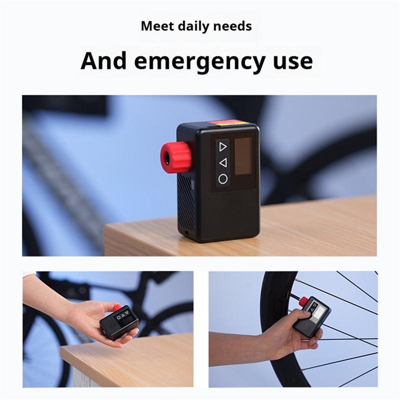 New Hot MINI Fast Rechargeable 120 PSI Portable Pocket Bike Electric Air Pump Compressor Tire Inflator For Bicycle Digital