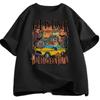 Halloween Spooky Season T Shirt Pumpkin Get In Loser Tshirt Vintage Funny Fall Tshirt Summer Round Neck Womens Clothing Tees