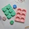 1 ks 6 dutin krásný psí kočičí tlapka fondán dort silikonová forma diy čokoládová pečící forma pudink sušenky mýdlo forma