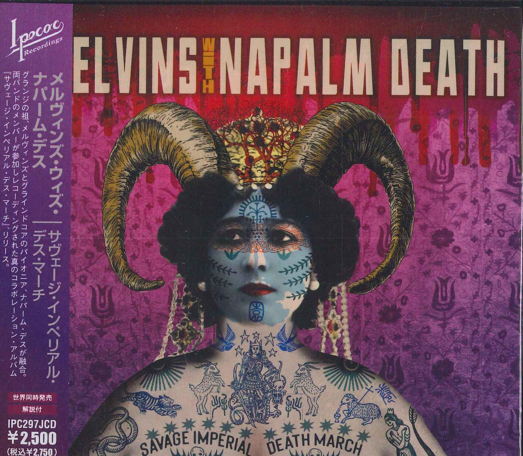 CD MELVINS NAPALM DEATH Savage Imperial Death March Limite IPC297JCD IPECAC 2026 EU Obi Rock