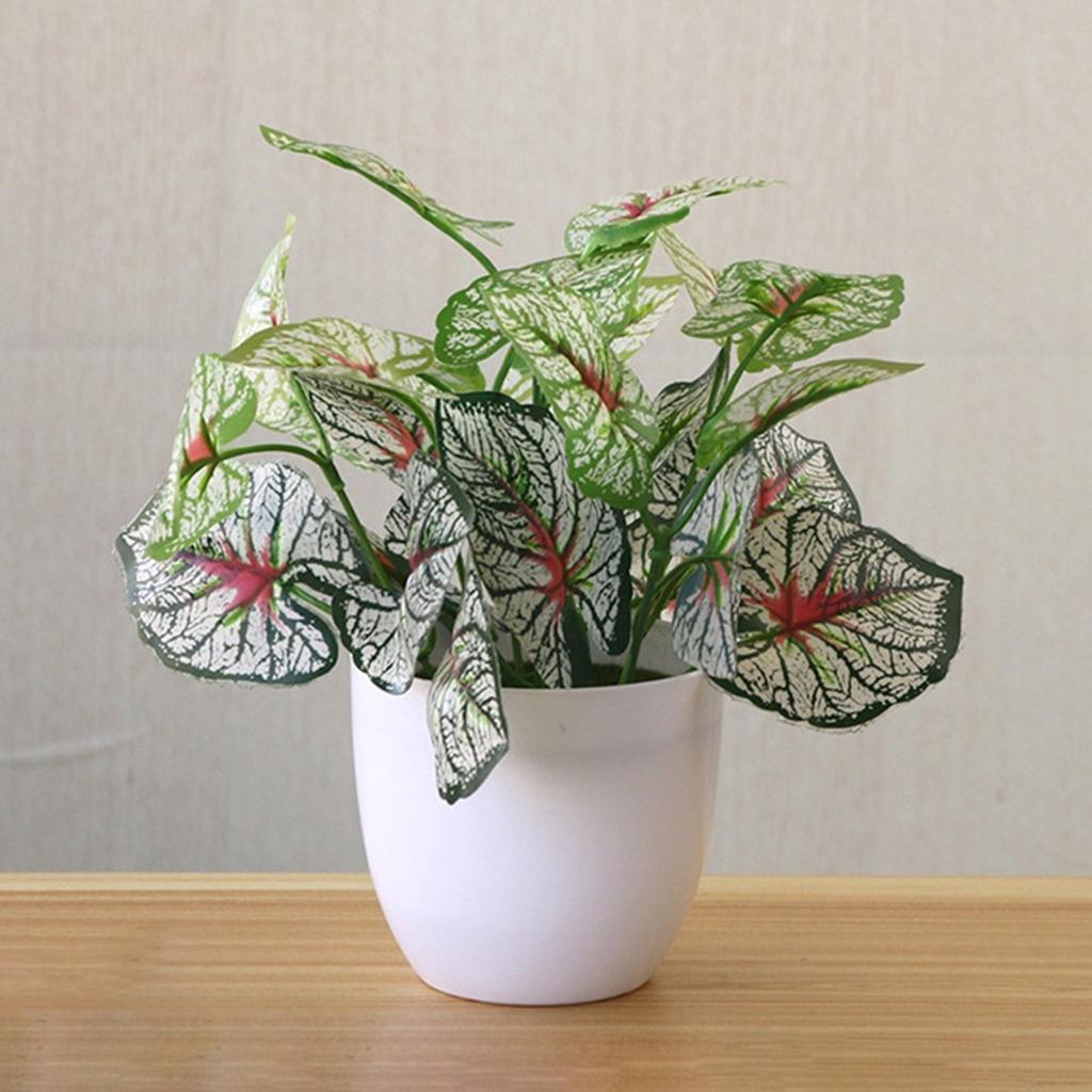 1Pcs Fresh Fresh Artificial Foliage Desktop Plant Potted Mall