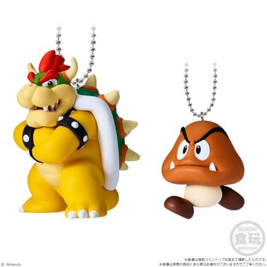 Bandai Super Mario Mascot Charm Collection 2 Chewing Gum Snack Box Sale/Set 10