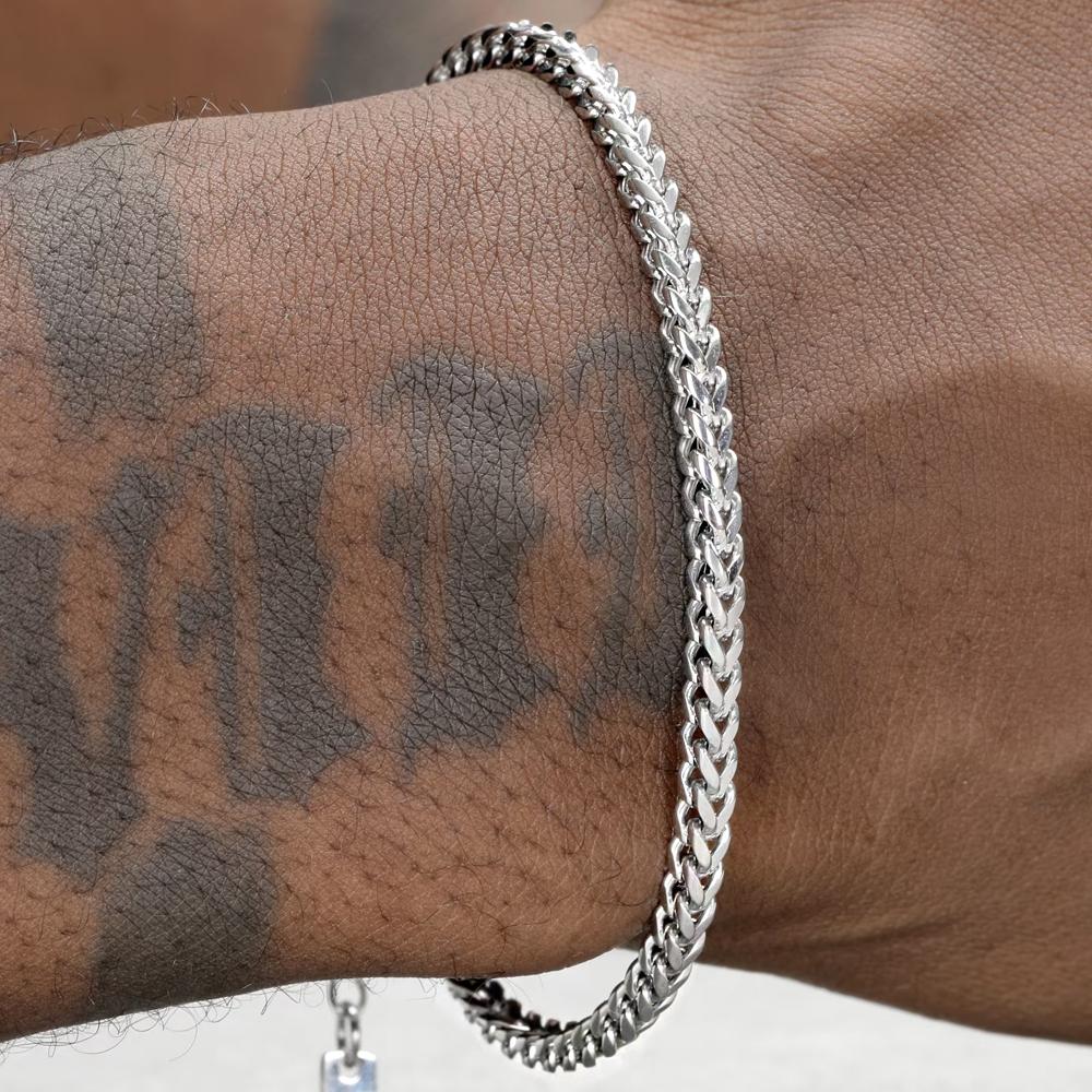 Fashion Stainless Steel Cuban Chain Bracelet for Men Women Unisex Couple Wrist Hand Jewelry Trendy Gift