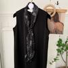 Scarf  for Women Versatile Neck Flower Scarf Versatile Striped Headband Hairband Scarf