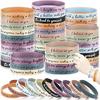 Cross-border Inspirational Faith Silicone Bracelet Amazon Student Back-to-School Gift Classroom Prize Party Rubber Wristband