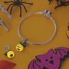 Happy Halloween Series Luminous Horror Pumpkin Charms Fit Original Women'S Bracelet Diy Simple Giftcopper
