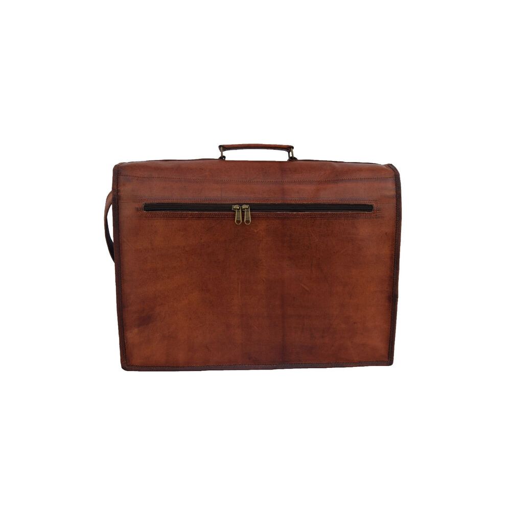 Кожаный портфель Сумка-мессенджер 18 в портфеле для ноутбука Офисная сумка через плечо — фото 4