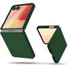 Applicable To The New Samsung ZFlip7Fe Folding Mobile Phone Case Zflip6 Liquid Silicone Protective Case Anti Fall Solid Color Soft